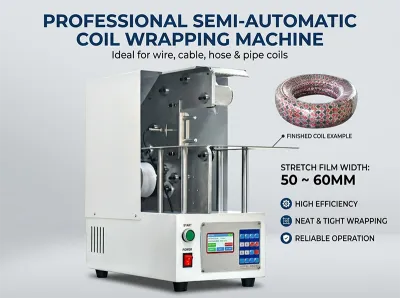 半自动电缆缠绕包装机 220V 30KG WPM-120X