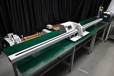 胶带缠绕机 + 双面拉丝 JW-303KL-1m