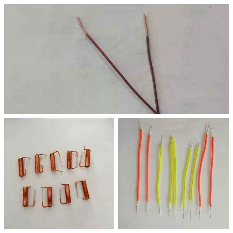 铜线漆包线去除机、铜线电缆剥皮机样品展示