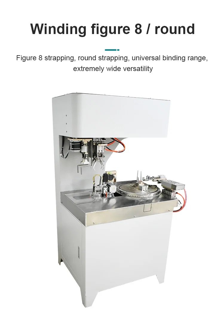 8 Shape Wire Winding and Tying Machine, Coil Winding Machine Wire, Automatic Wire Winding Machine, Cable Wire Winding Binding Machine 8 Shape Wire Winding and Tying Machine, Coil Winding Machine Wire, Automatic Wire Winding Machine, Cable Wire Winding Binding Machine