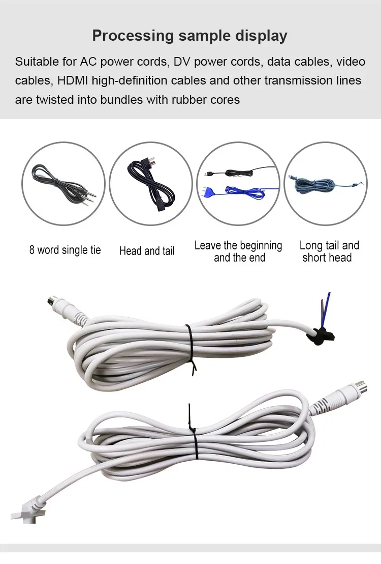 sample display of 8 Shape Wire Winding and Tying Machine, Coil Winding Machine Wire, Automatic Wire Winding Machine, Cable Wire Winding Binding Machine sample display of 8 Shape Wire Winding and Tying Machine, Coil Winding Machine Wire, Automatic Wire Winding Machine, Cable Wire Winding Binding Machine