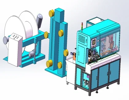 全自动美国电源线制造机,欧盟插头电源线制造机,电力电缆切割剥皮