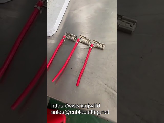 63mm迷你OTP假旗端子压接工具模具（带刀片）| 精准线缆穿刺压接器