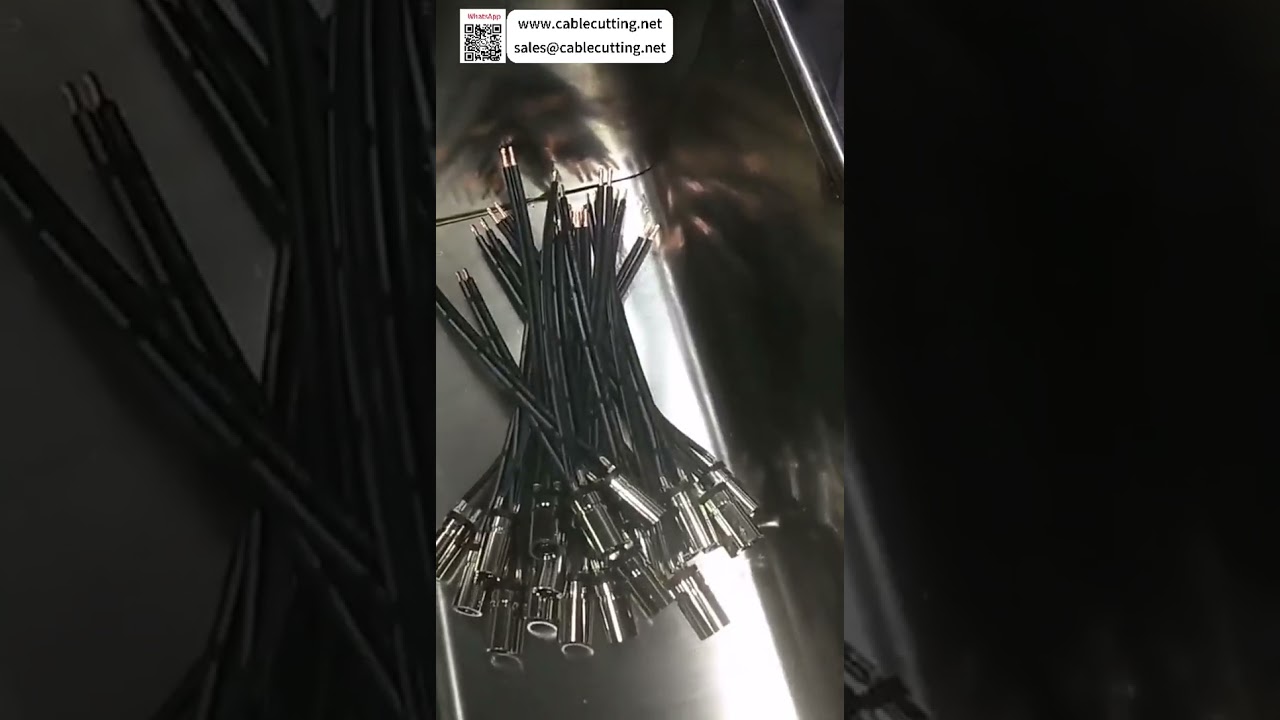 双线音频端子压接与搪锡机，提升注塑线束设备效率