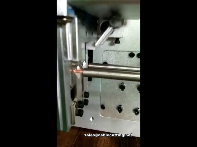 全自动铜线裁切剥皮机 | 高效精准线束加工设备