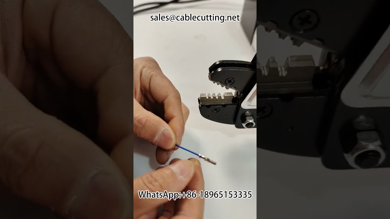 电动端子压接机，可换模具压接多种端子