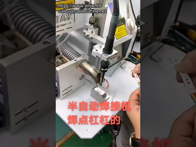 Semi  Automatic Soldering Machine USB Data Line Light Point Pcb Board Line Double sided Wire Bonding