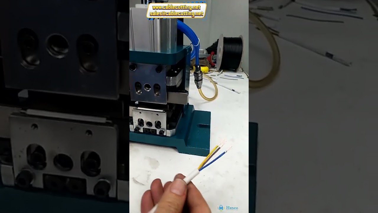 气动剥线扭线机 | 高效电缆剥皮扭线一体机