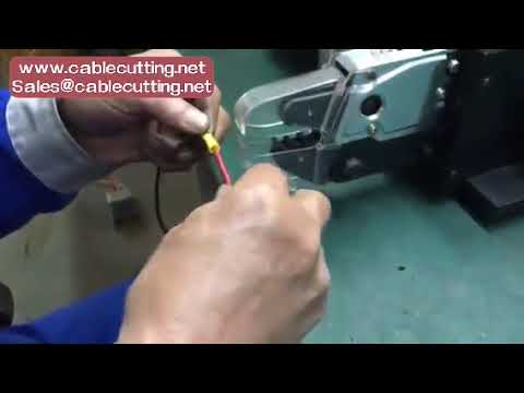 EM 6B2bc 电动压接机，带剥线功能的压接工具，高效电缆加工设备