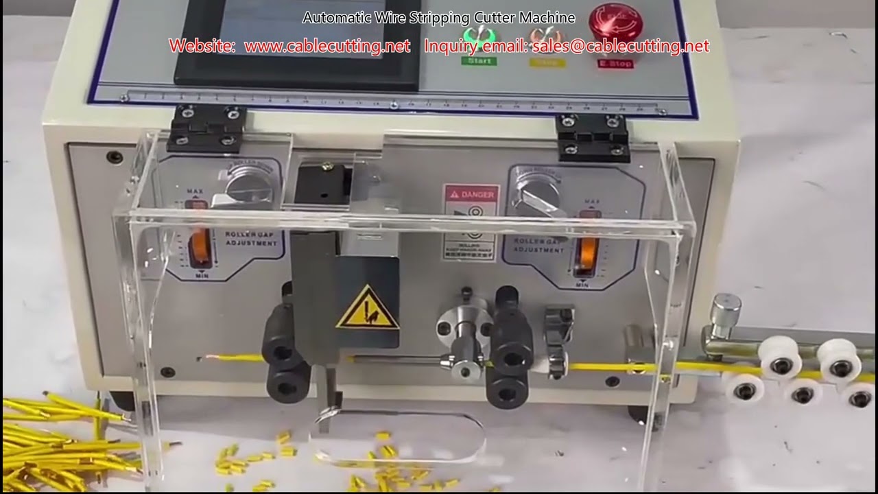 Automatic Wire Stripping Cutter Machine