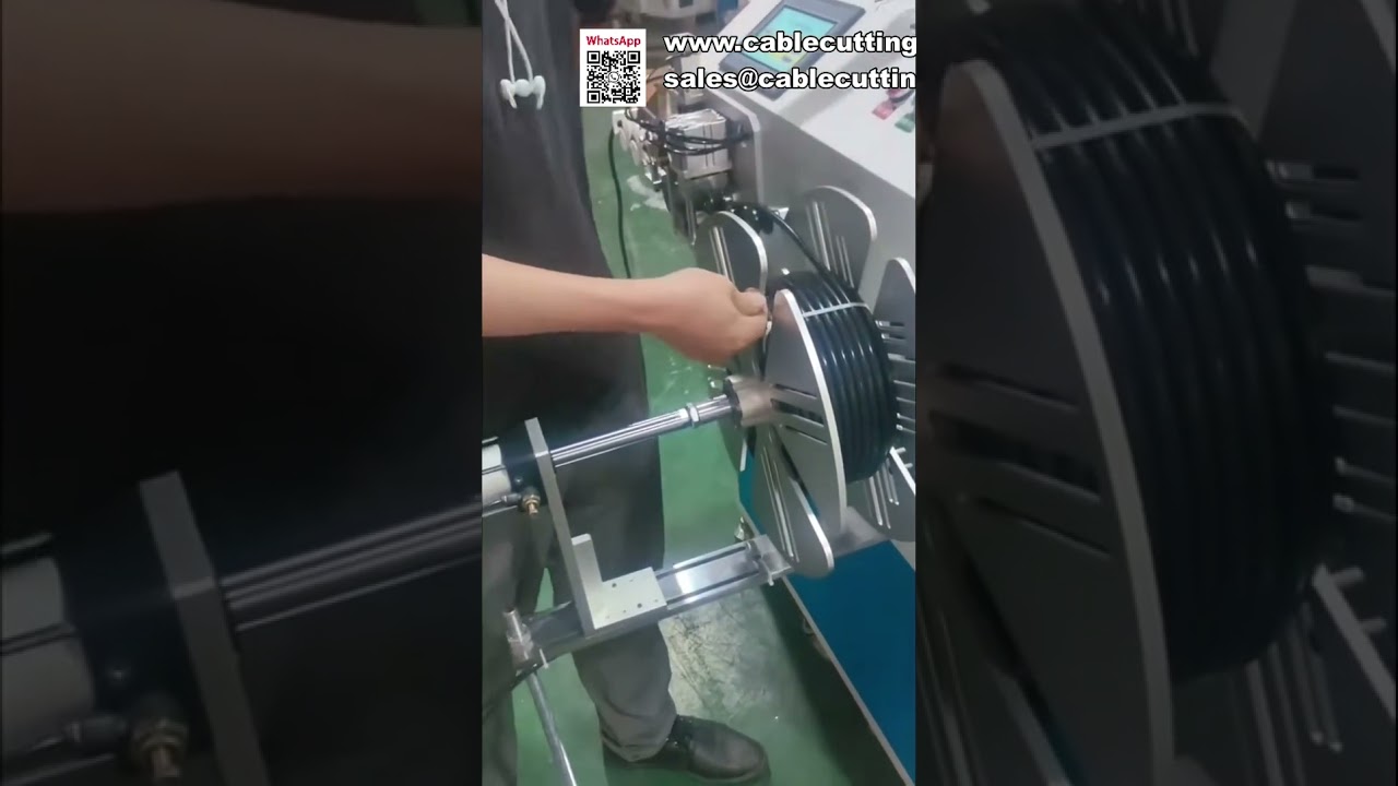 全自动软管电缆收卷计米机 | 高效工业绕线设备