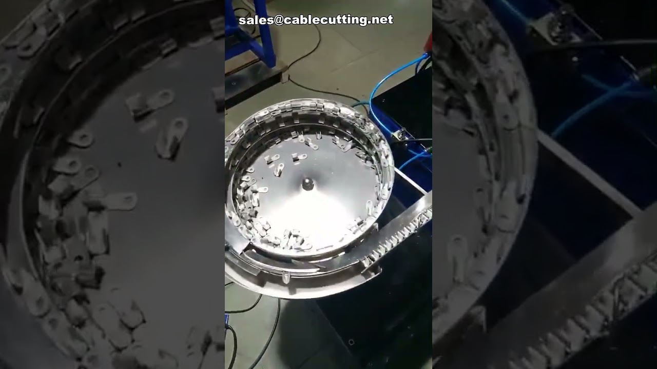 全自动振动盘压接机 | 绝缘环形端子压接设备
