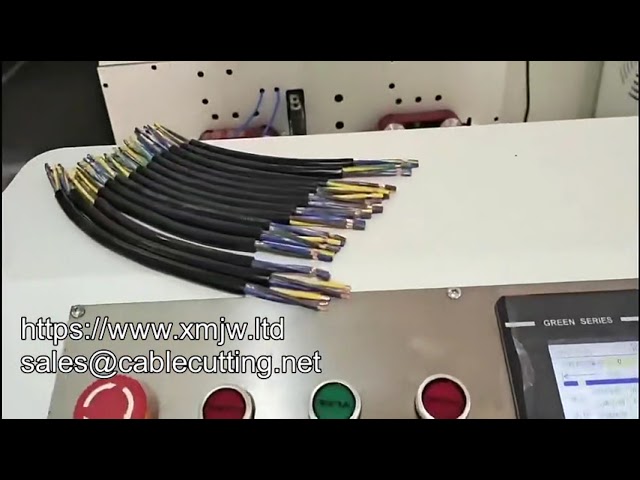 WPM热销全自动电线裁剪剥线机 电力电缆地线专用剥皮机