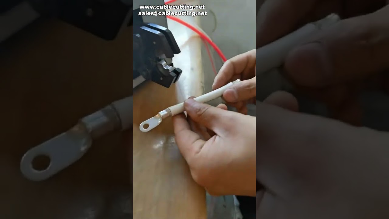 气动线缆压接钳 | 高效压接铜接线鼻与开口接线鼻