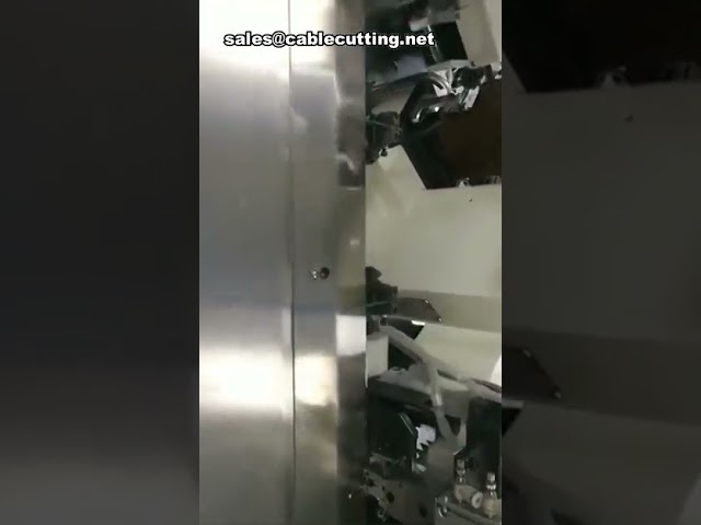 三端两线切剥压一体化全自动端子机，高效线束加工设备