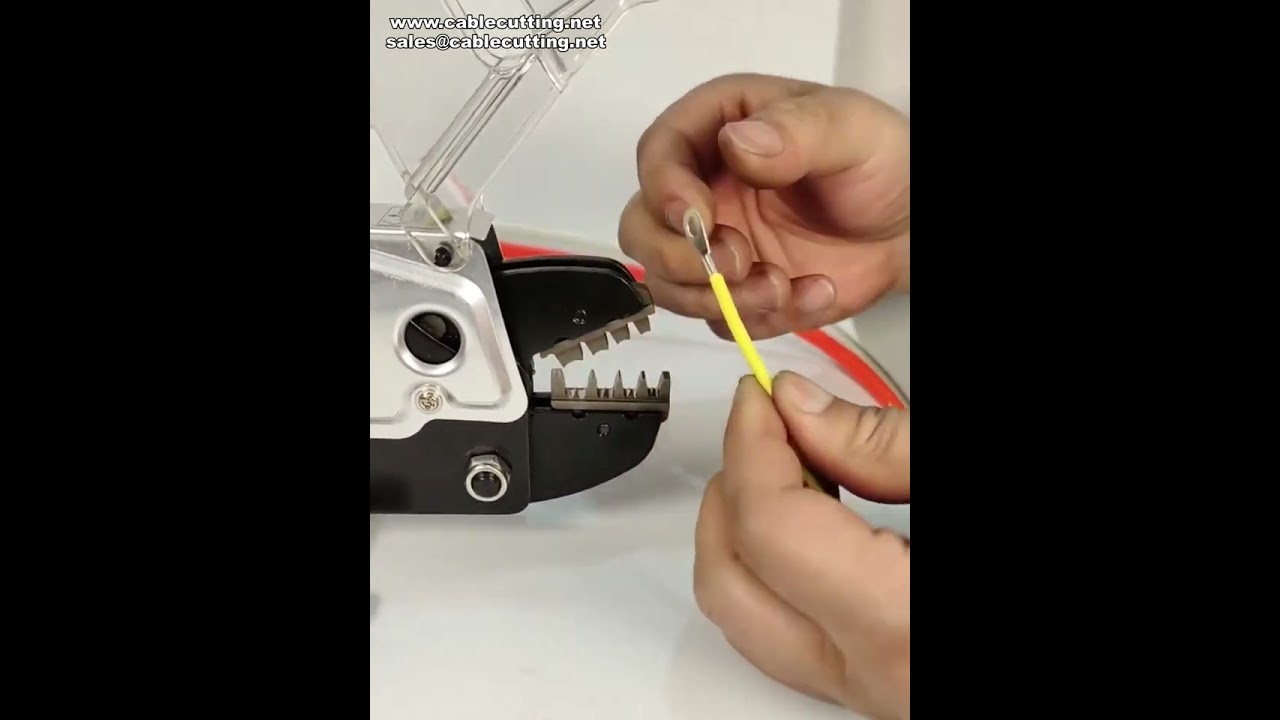 气动接线端子压接机，可更换模具适配多种端子