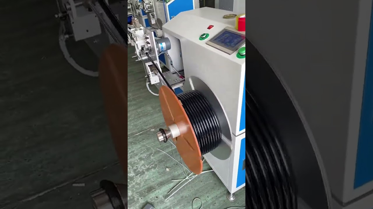 PE管自动盘管机，操作简便，盘管整齐精准