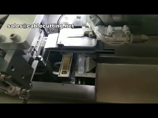 8线全自动裁线剥皮扭线沾锡机，高效电线焊接加工设备