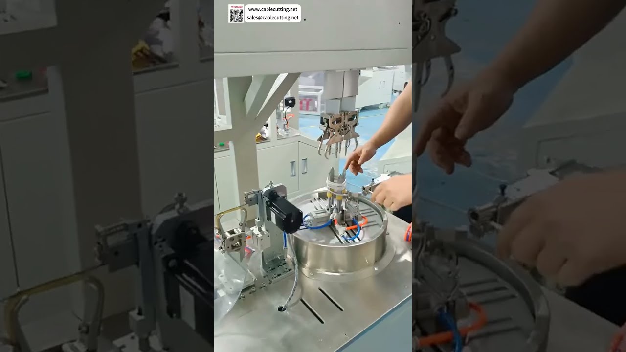 全自动绕线机 圆形单扎紧捆系统 45mm内径线圈加工 - 精简版