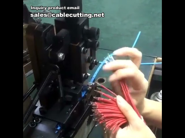 高精度自动端子压接机 | 厚线专用二手自动压线机出售