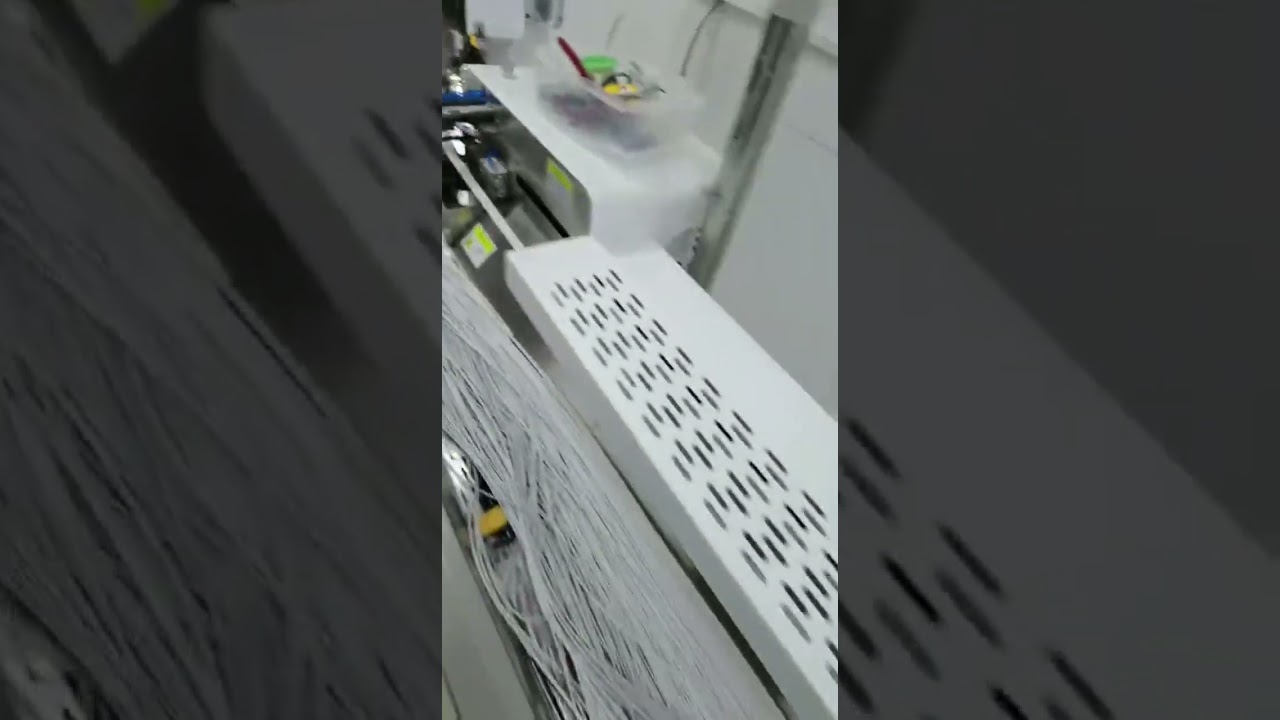 Fully Automatic Single Head Crimping Machine #machine #cablewirestrippingmachine #factory