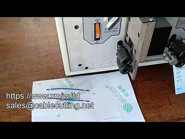 WPM 02d 自动钳子钢网绳矫直机电缆剥线机