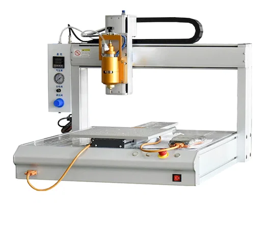 Hot Melt Desktop Glue Robot WPM-551 Video