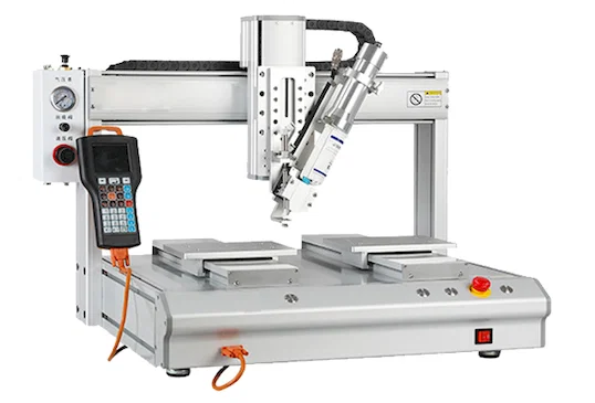 Auto 3-Axis AB Glue Dispensing System Video